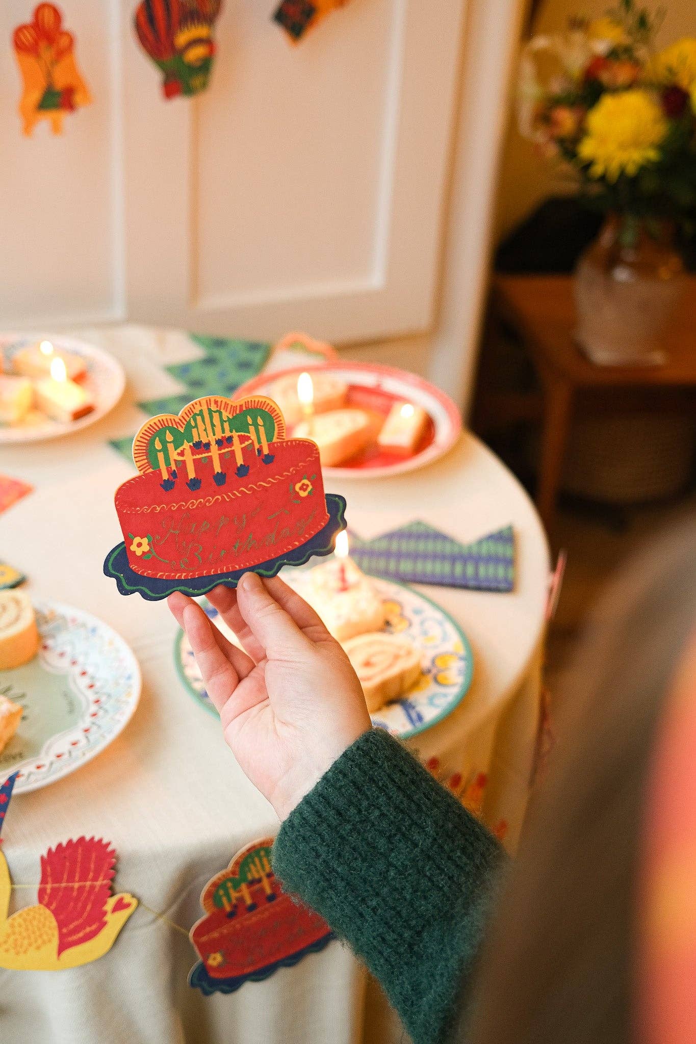 Birthday Cake Greeting Card by East End Press