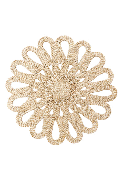 Flower placemat - Natural
