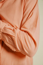 Peach Charlot Top