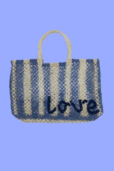 Love - Pebble, natural and indigo