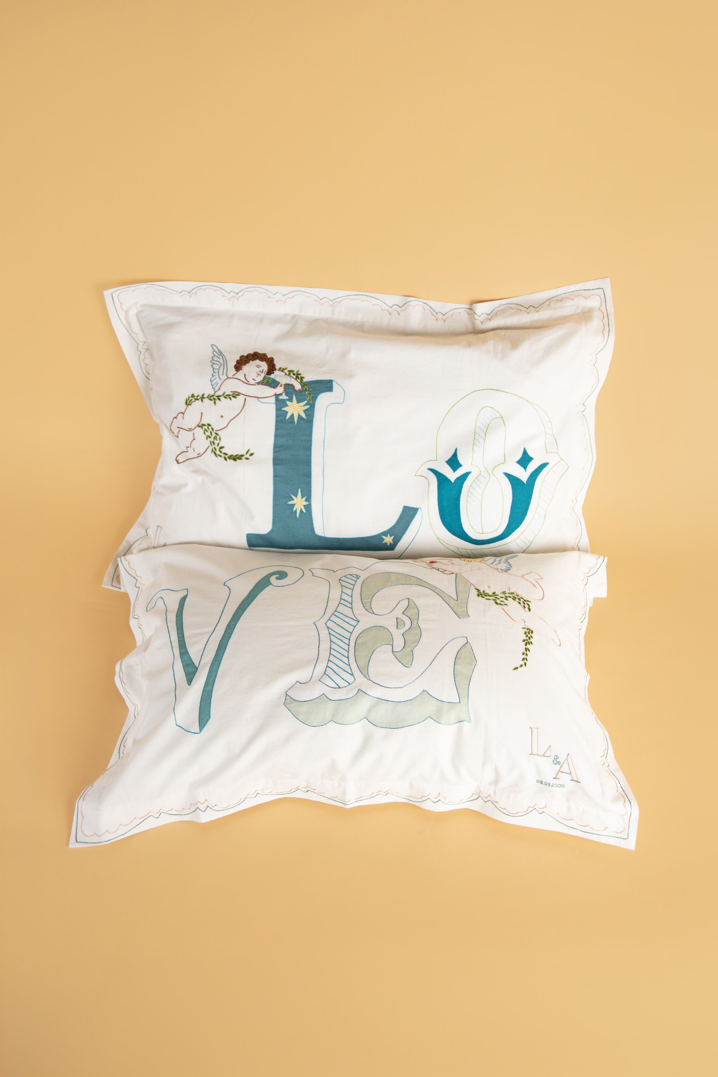Set of 2 Love Pillowcases