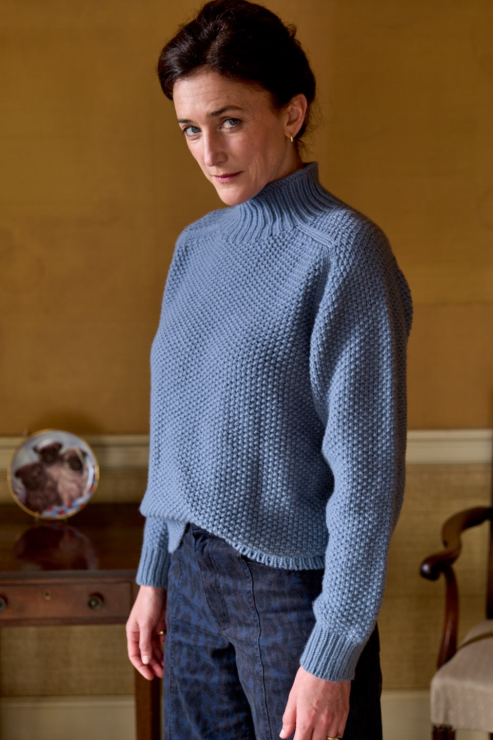 【ULTERIOR】 MELANGE MOSS STITCH SWEATER Moss Stitch Sweater – The Jacksons