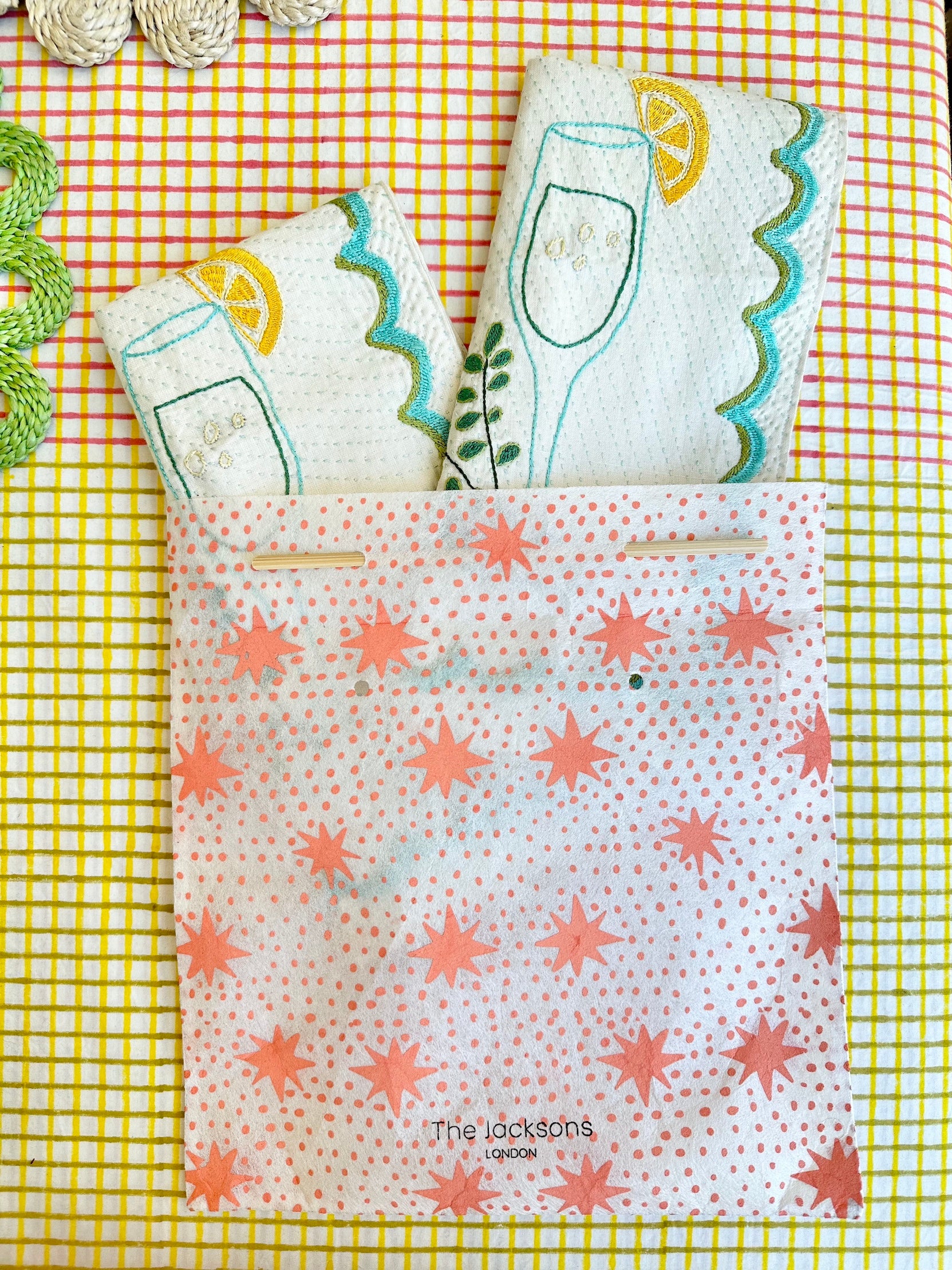 Set of 2 Plate Up Napkins