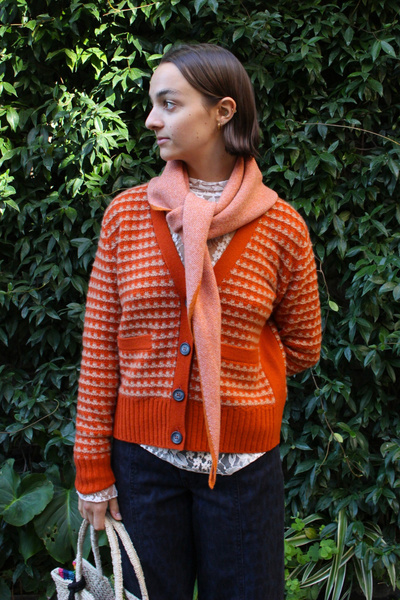 Marguerite Textured Cashmere Cardigan