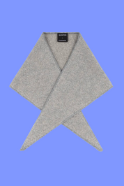 Grey Triangle Headscarf