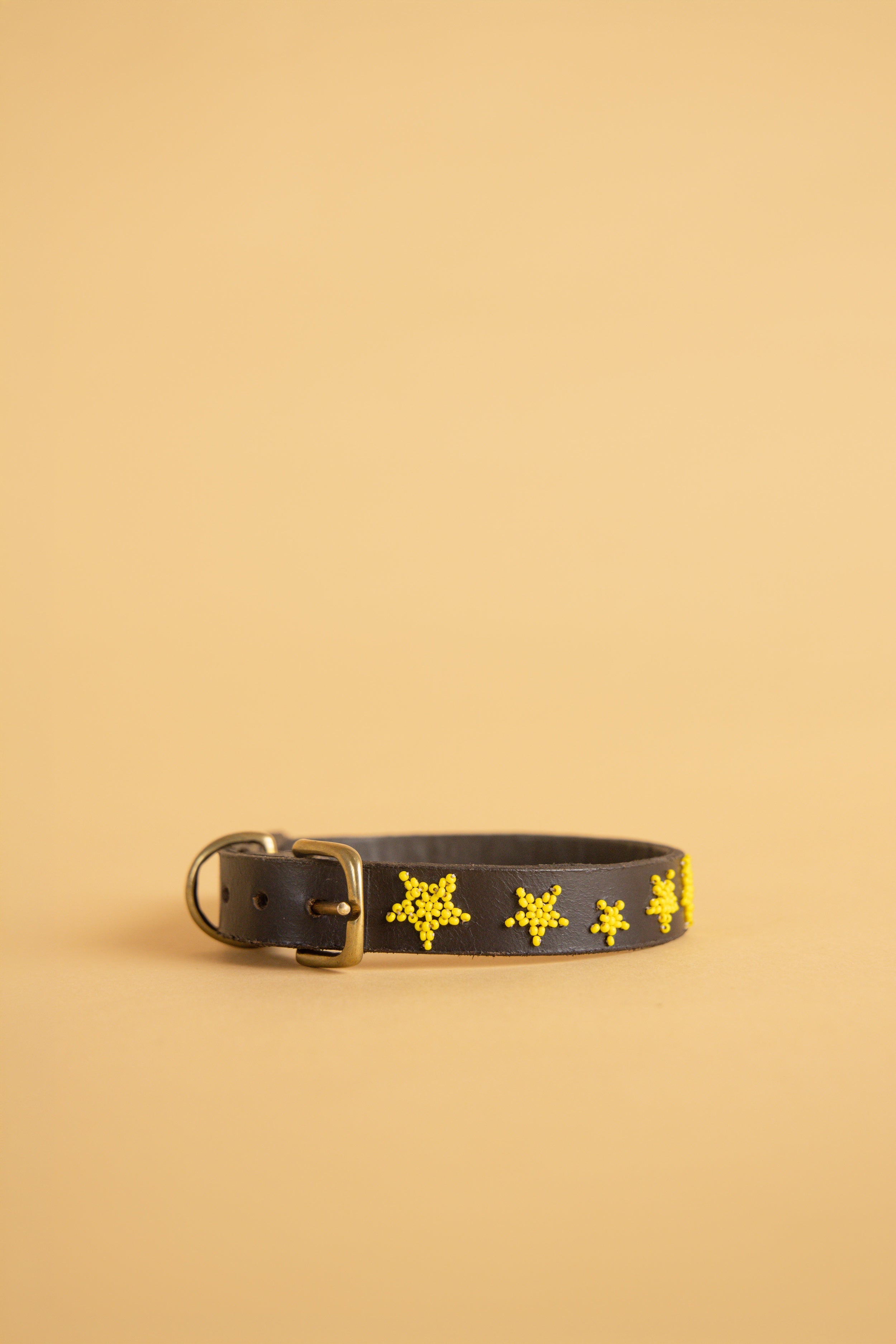 Yellow Stars Dog Collar