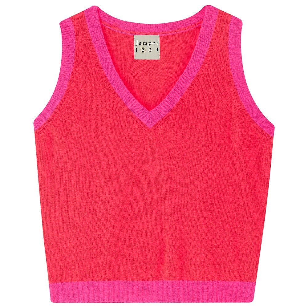 Pink Contrast Tank