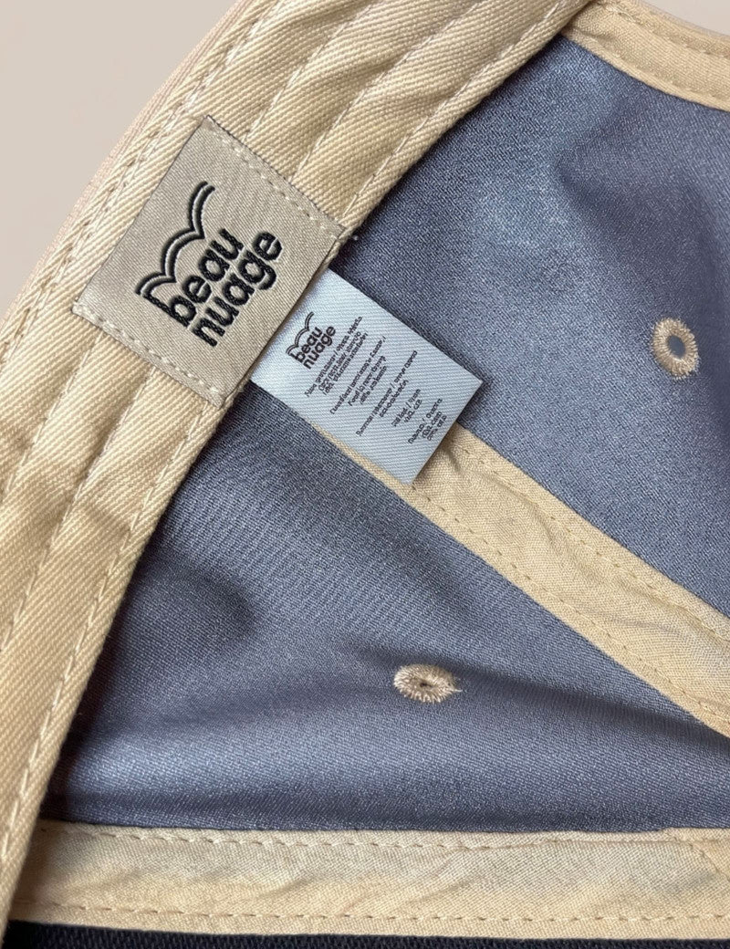 beige cap 