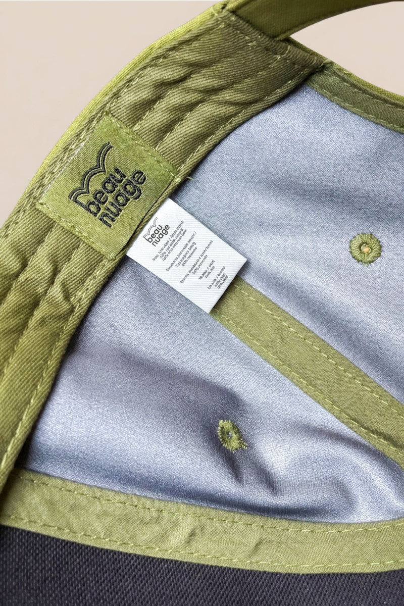 khaki green cap 