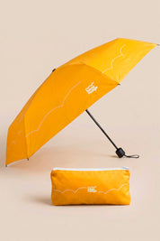 yellow umbrella 
