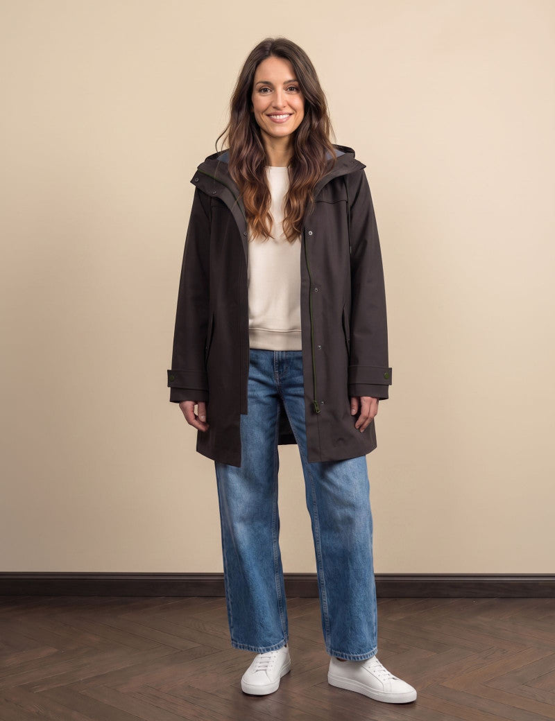 raincoat charcoal colour