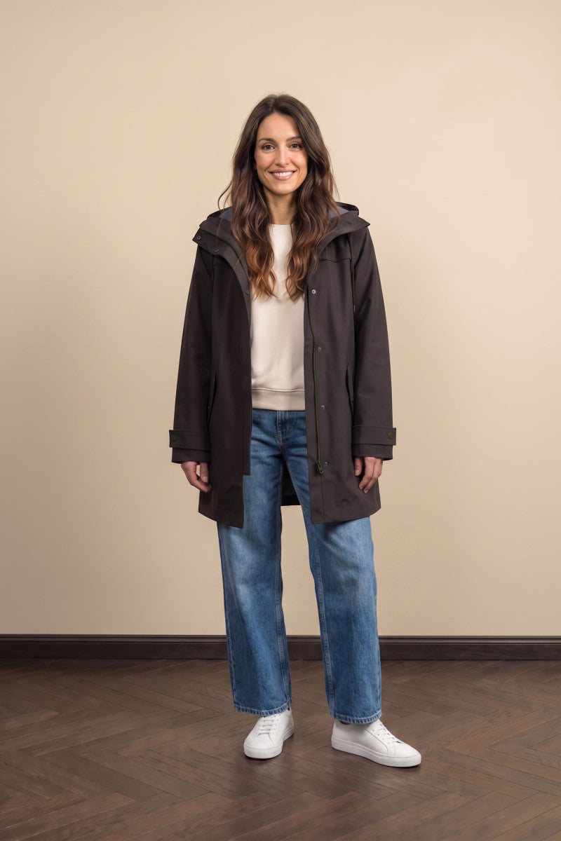raincoat charcoal colour