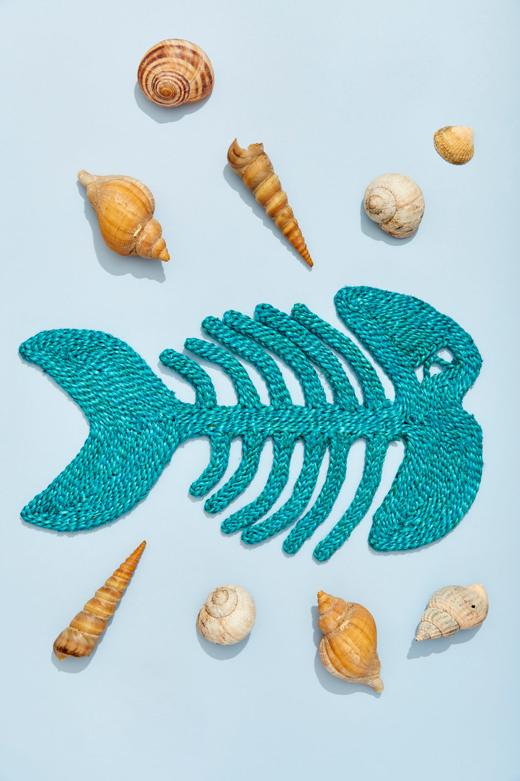 Fish placemat – Aqua