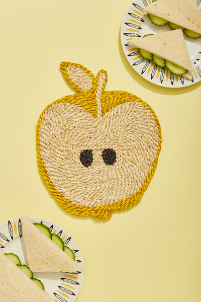 Apple placemat – Yellow