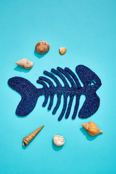 Fish placemat - Blue