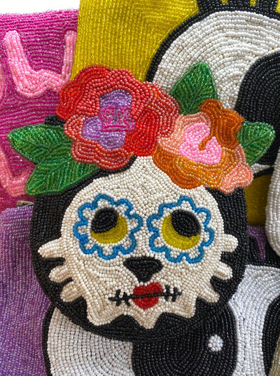 Cat coin purse - Day of the Dead