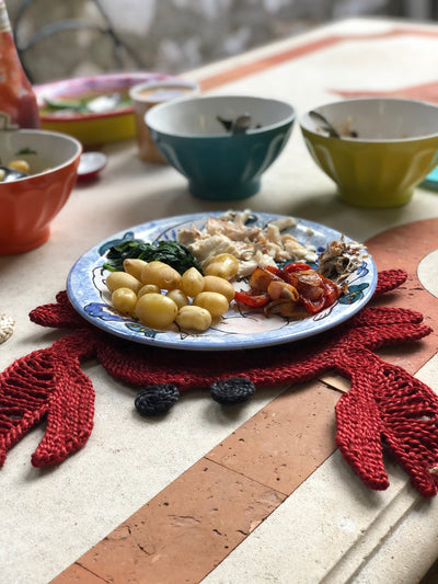 Crab placemat - Red