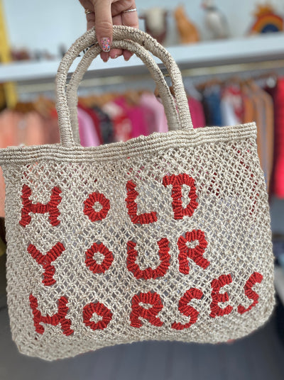 Hold Your Horses- Natural and red
