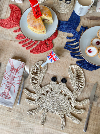 Crab placemat - Natural