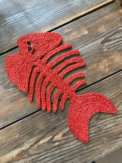 Fish placemat - Red