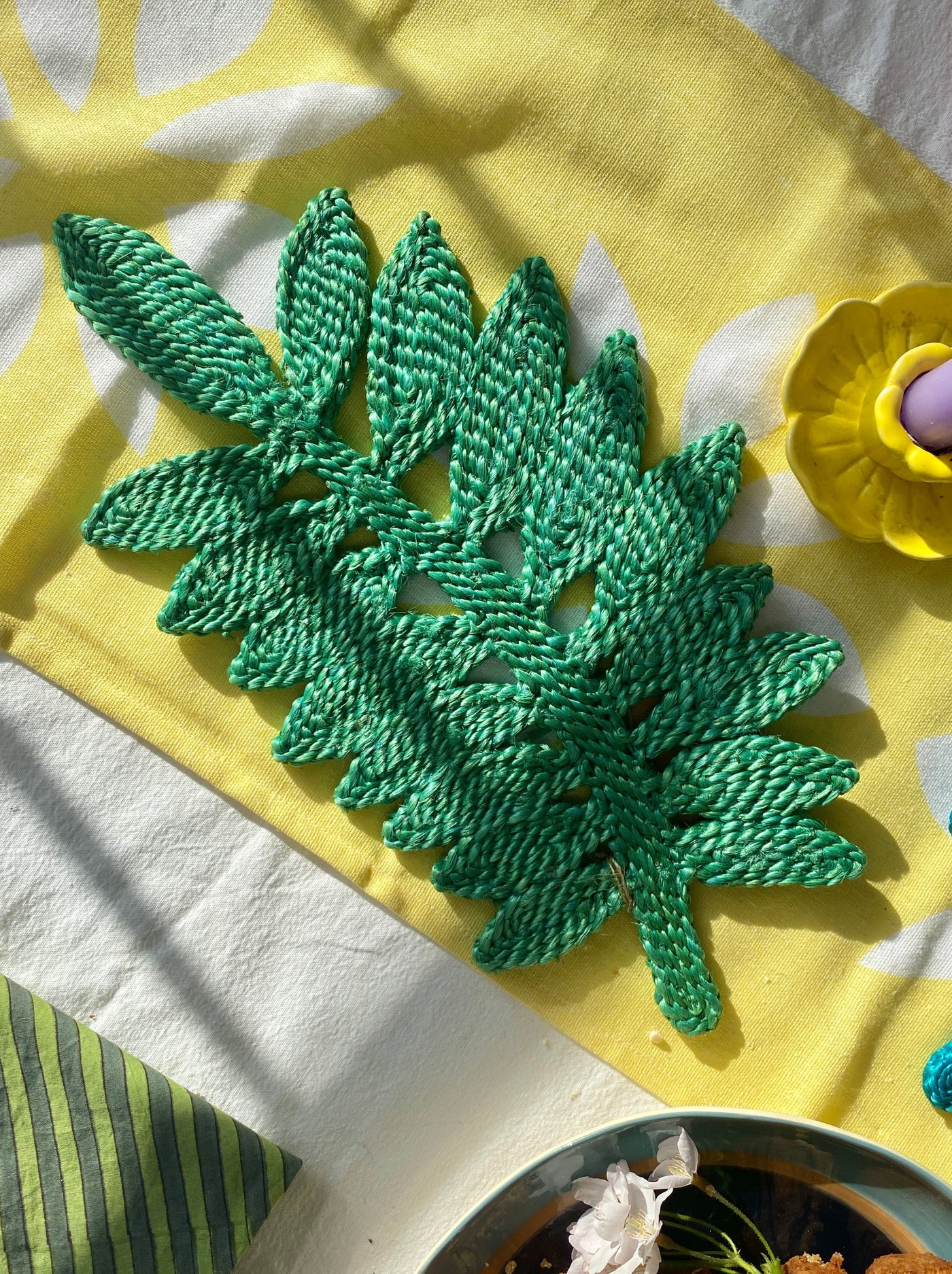 Fern placemat - Green