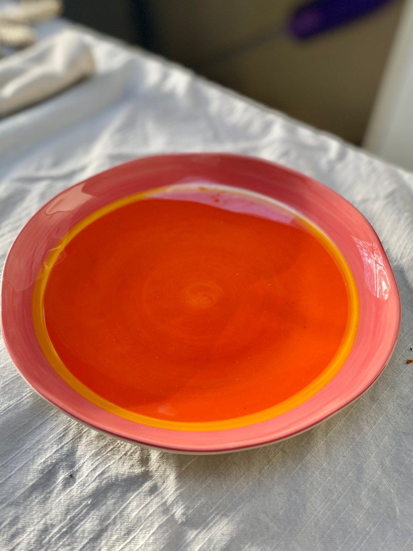 Small Plate in Sunrise