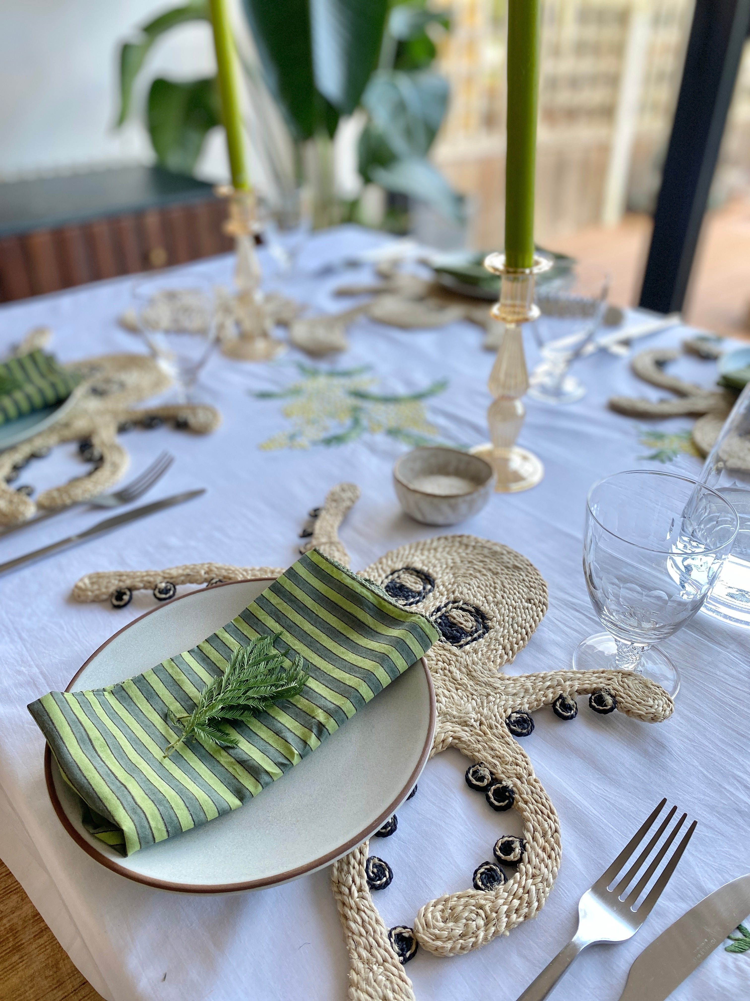 Natural Octopus Placemat