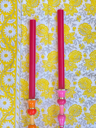 Cerise dining candle