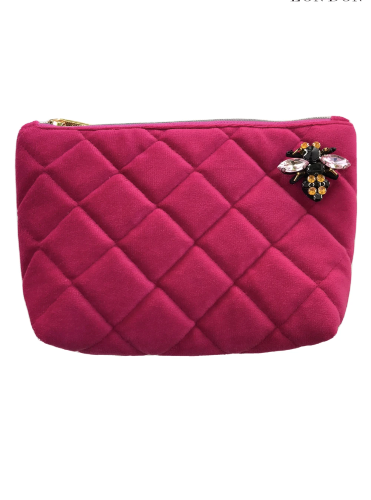 Quilted Nolita bag with pin - Pink