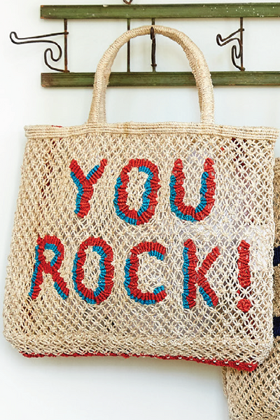 You Rock! - Natural with Red and Ocean