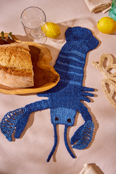 Lobster placemat - Dark blue