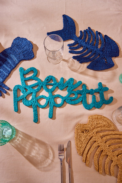 Bon Appetit Placemat - Turquoise