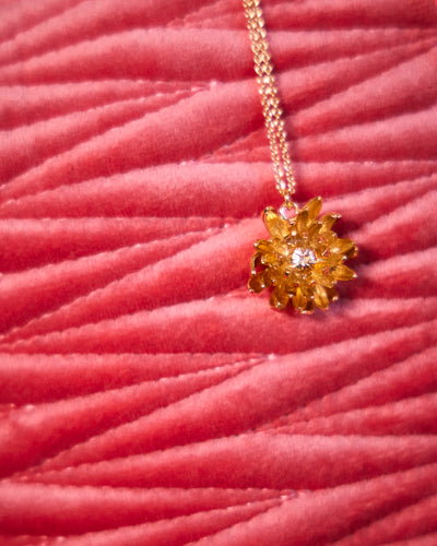 Chrysanthemum Flower Necklace