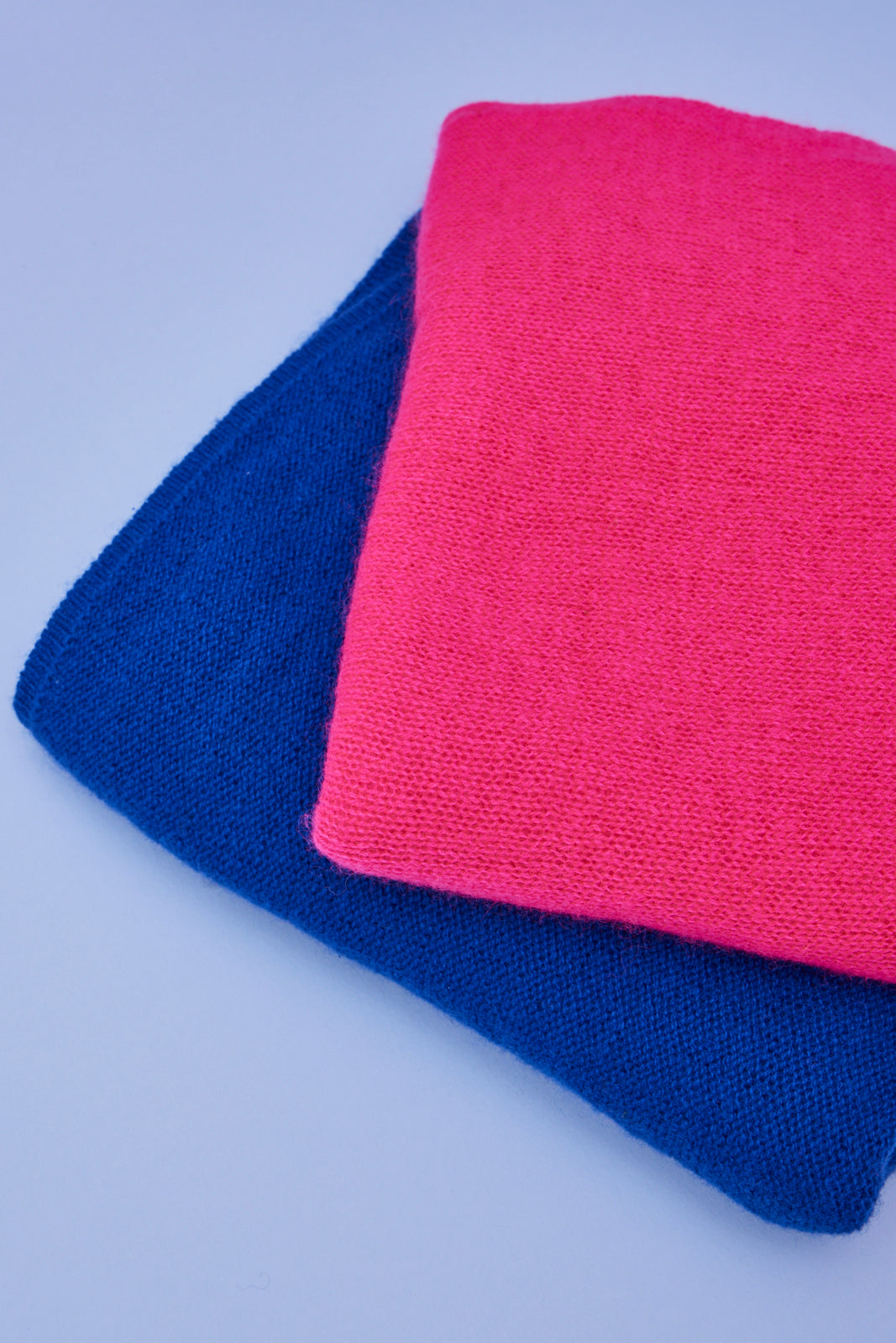 Cashmere Knit Scarf - Pink