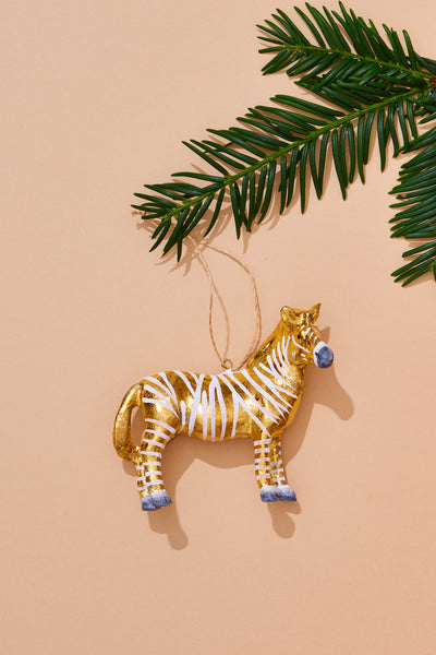 Fantastical Zebra Ornament