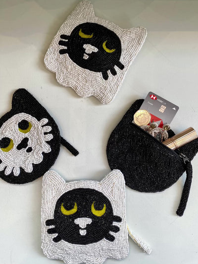 Cat coin purse - Ghost