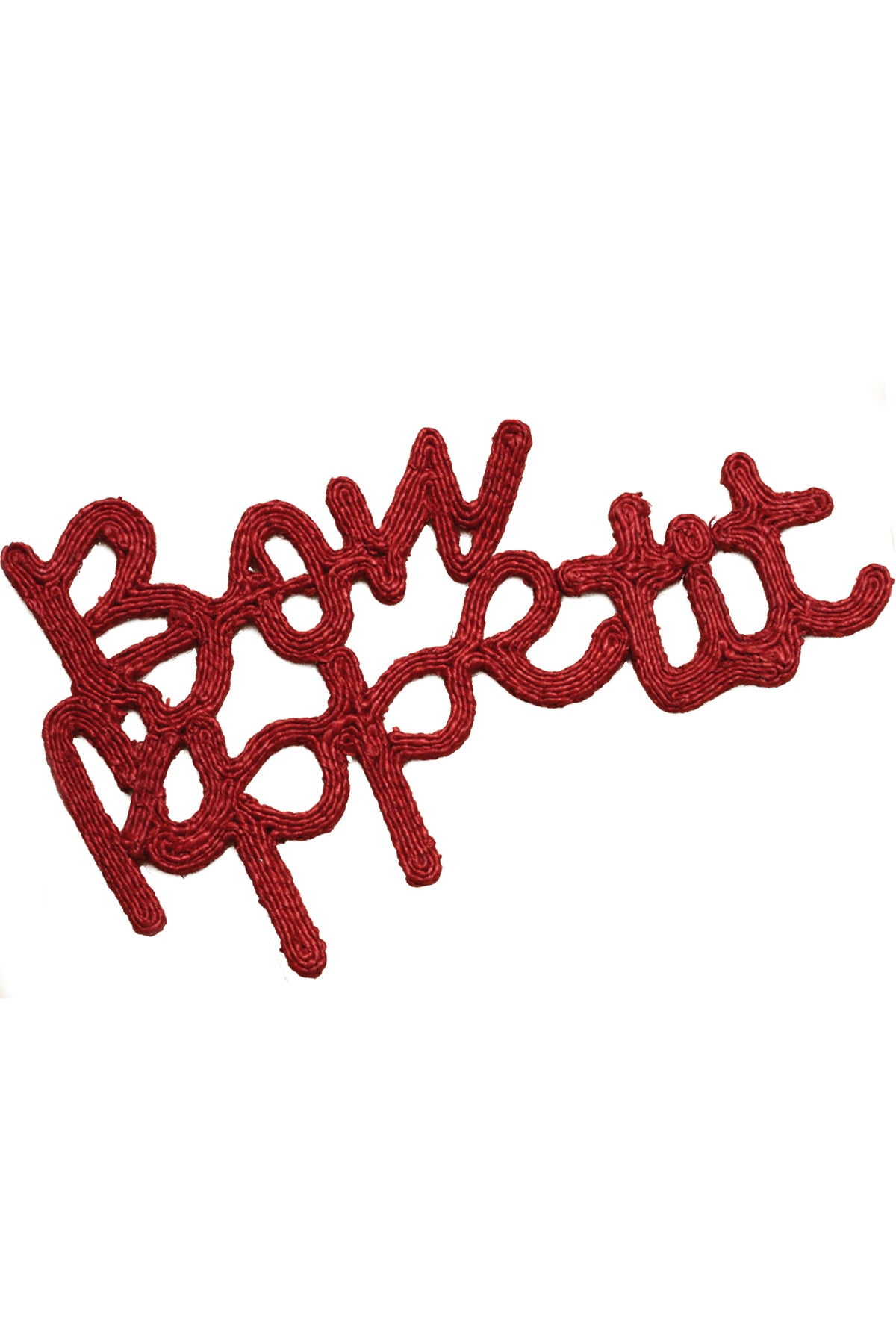 Bon Appetit Placemat - Red
