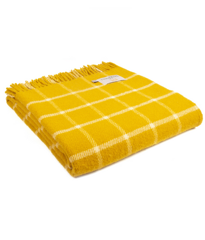 Check Throw - Yellow